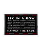Six In A Row Mackem Doormat