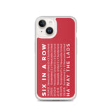6 In A Row SAFC Macekm iPhone Case