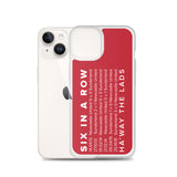 6 In A Row SAFC Macekm iPhone Case