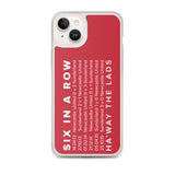 6 In A Row SAFC Macekm iPhone Case