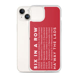 6 In A Row SAFC Macekm iPhone Case