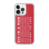 6 In A Row SAFC Macekm iPhone Case