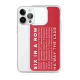 6 In A Row SAFC Macekm iPhone Case