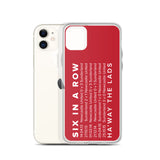 6 In A Row SAFC Macekm iPhone Case