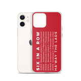 6 In A Row SAFC Macekm iPhone Case