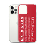 6 In A Row SAFC Macekm iPhone Case