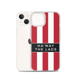 Ha'way The Lads Red and White Stripes SAFC Mackem iPhone Case