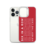 6 In A Row SAFC Macekm iPhone Case