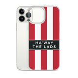 Ha'way The Lads Red and White Stripes SAFC Mackem iPhone Case
