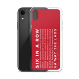 6 In A Row SAFC Macekm iPhone Case