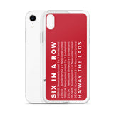 6 In A Row SAFC Macekm iPhone Case