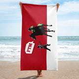 Geordie Horse Puncher FTM SAFC Mackem Towel