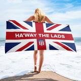 Union Jack Ha'way The Lads SAFC Mackem Towel