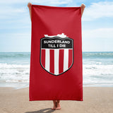 Red Sunderland Till I Die SAFC Mackem Towel