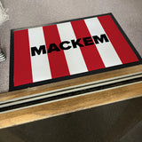 Red and White Mackem Doormat