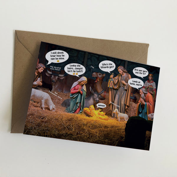 Mackem Christmas Nativity Mackem Christmas Card
