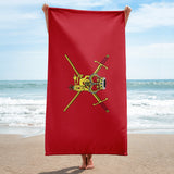 Army Ensign Red Military Towel