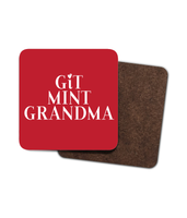 Git Mint Grandma Mackem Single Hardboard Coaster