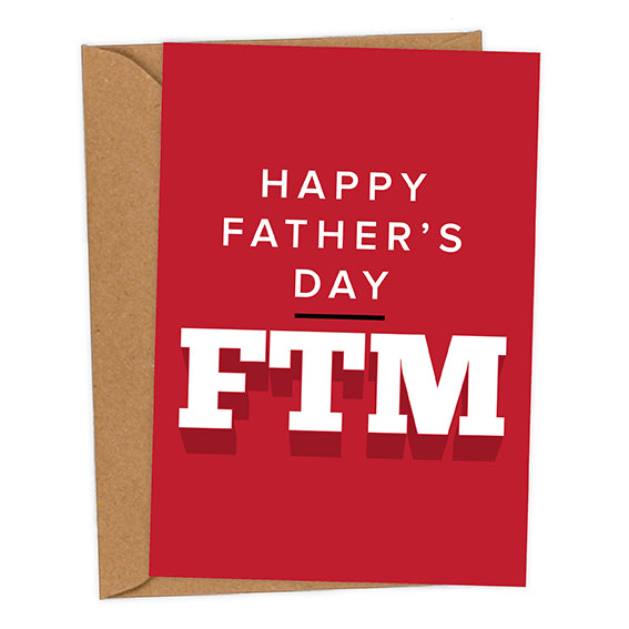 Happy Father's Day FTM Mackem Card Father's Day Card