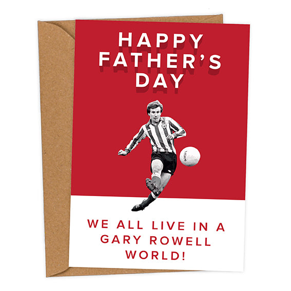 Happy Father's Day Gary Rowell World SAFC Mackem Card Father's Day Card
