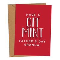 Have A Git Mint Father's Day Granda Mackem Card Father's Day Card