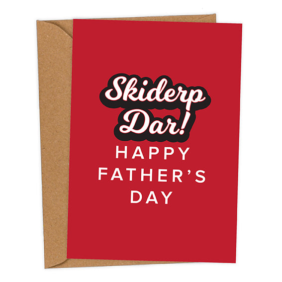 Skiderp Dar! Happy Father's Day Mackem Card Father's Day Card