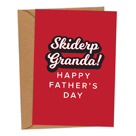 Skiderp Granda! Happy Father's Day Mackem Card Father's Day Card