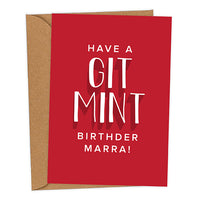 Have A Git Mint Birthder Marra! Mackem Birthday Card