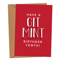 Have A Git Mint Birthder Yewth! Mackem Birthday Card