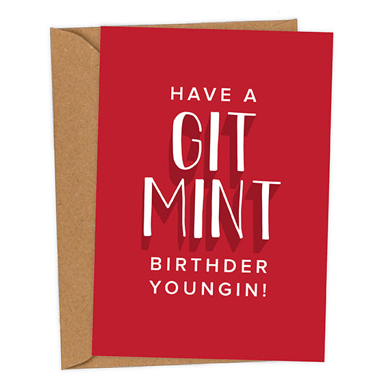 Have A Git Mint Birthder Youngin! Mackem Birthday Card