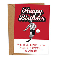 Happy Birthder Gary Rowell SAFC Mackem Card Birthday Card