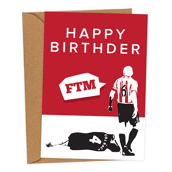 Happy Birthder  FTM Lee Cattermole Mackem Card Birthday Card