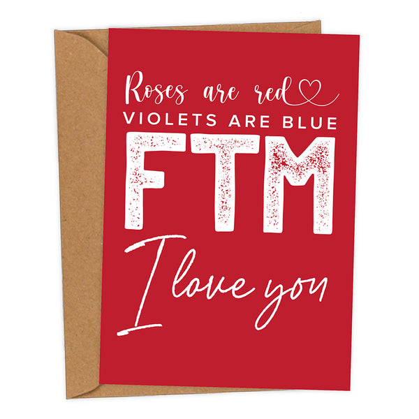 FTM Mackem Valentine's card