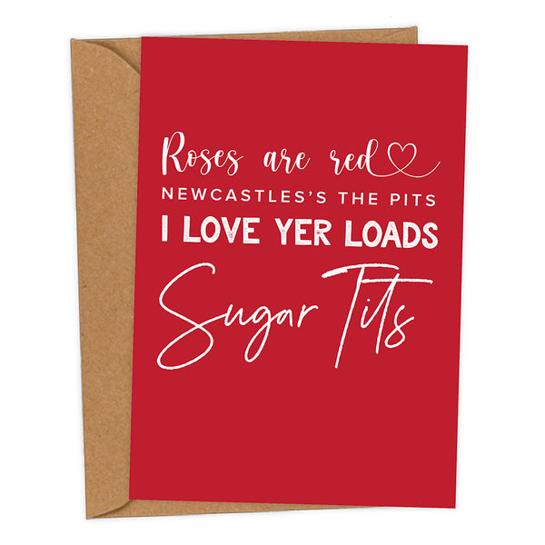 Newcastle's The Pits Valentine's card