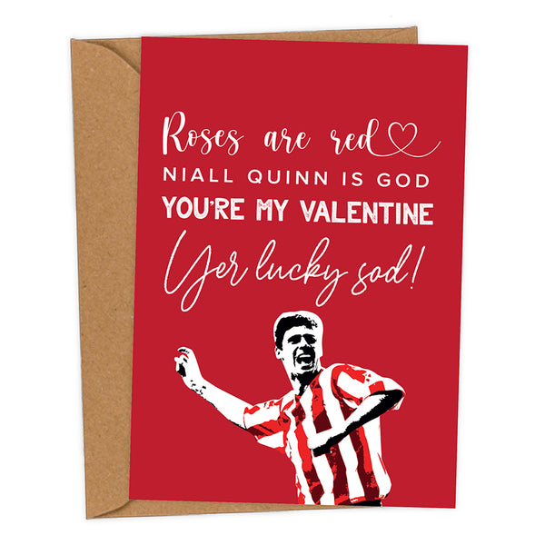 Niall Quinn Mackem Valentine's card