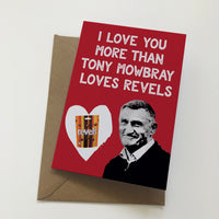 I Love You More Than Tony Mowbray Loves Revels Mackem card