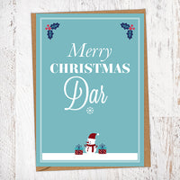Merry Christmas Dar Mackem Christmas Card