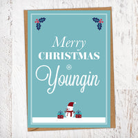 Merry Christmas Youngin Mackem Christmas Card