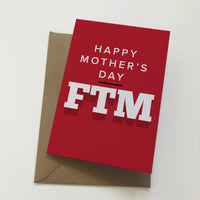 Happy Mother's Day FTM Mackem Mother's Day Card