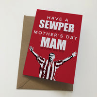 Sewper Mother's Day Mam Mackem Mother's Day Card