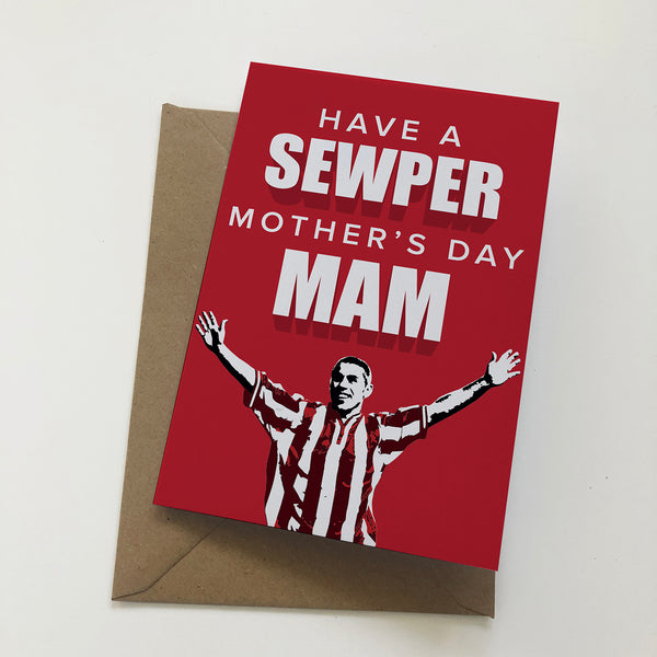 Sewper Mother's Day Mam Mackem Mother's Day Card