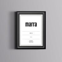 Marra Sunderland Mackem Dictionary Print