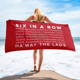 6 In a Row SAFC Mackem Towel