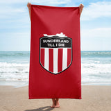 Red Sunderland Till I Die SAFC Mackem Towel