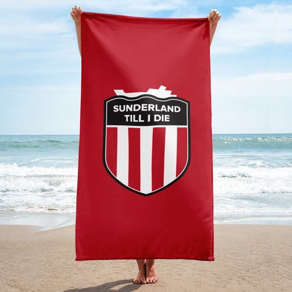 Red Sunderland Till I Die SAFC Mackem Towel